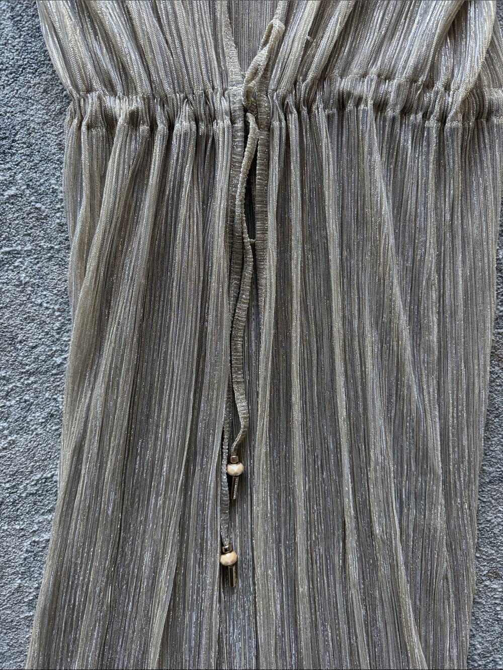 Dolcessa Metallic Gold Maxi Coverup. **PRICE IMPROVEMENT*** - Picture 4 of 8
